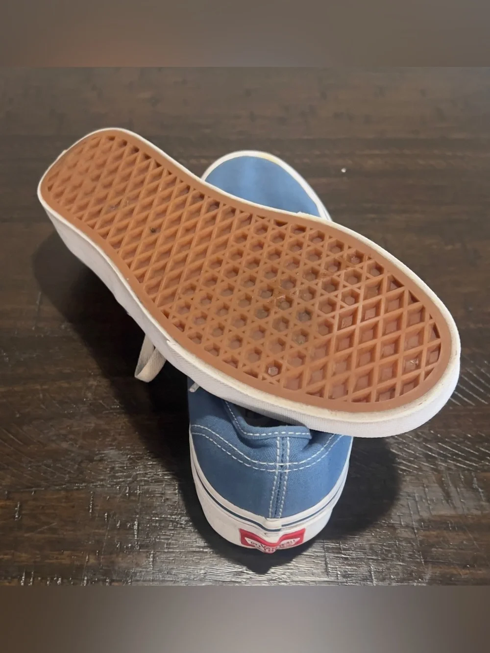 Vans- Women’s Sz 8 Light Blue Canvas Low-Top Sneakers. Unisex Men’s Sz 6.5